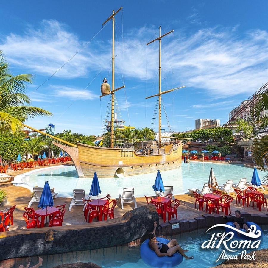Diroma Resort Internacional Incluso 1 Acesso Ao Acqua Park Vulcao Caldas Novas Kültér fotó